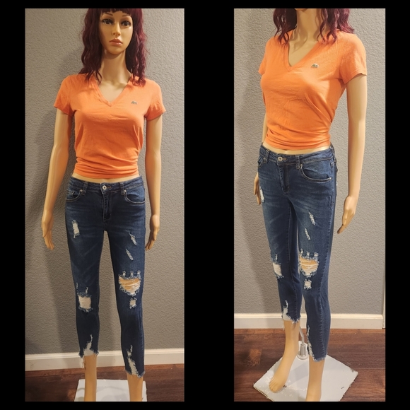 Cute Distressed Jeans - Picture 1 of 15